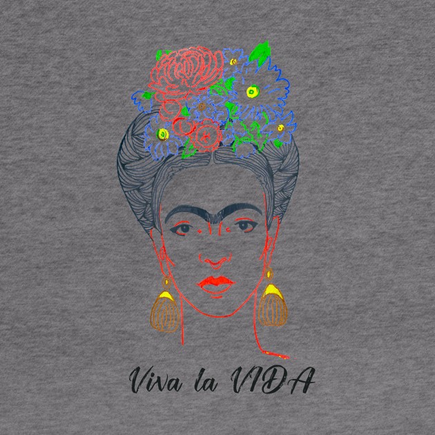 FRIDA KAHLO Mexican Feminist portrait by GalleryArtField